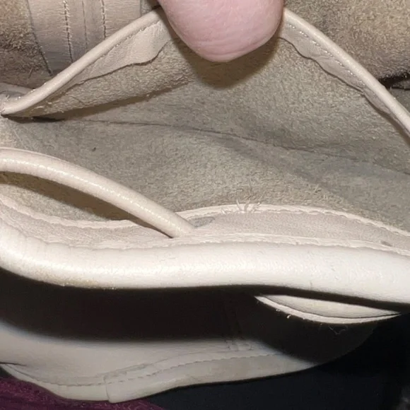 Vintage Coach Pocket Drawstring 4020 Crossbody Bag Bone Pre 94 USA - Picture 11 of 12